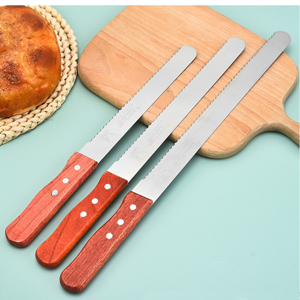 10 Inch Serrated Bread Knife with Sharp Stainless Steel Blade
