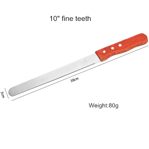 10 Inch Serrated Bread Knife with Sharp Stainless Steel Blade