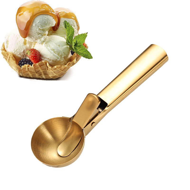 Two Sizes Available Ice Cream Spoon Digging Ball with Trigger