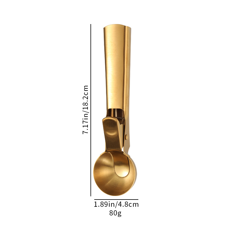 Two Sizes Available Ice Cream Spoon Digging Ball with Trigger