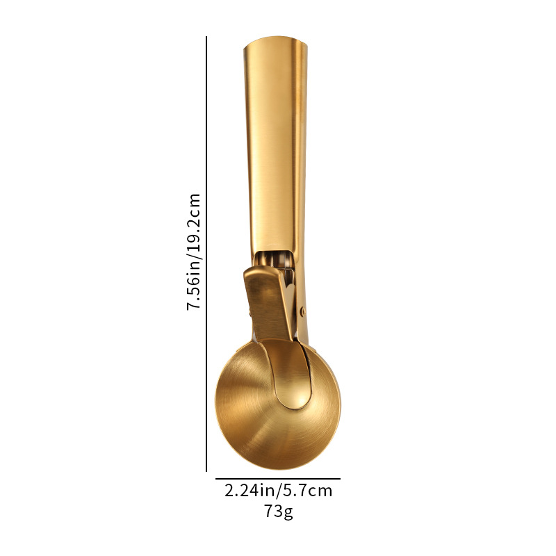 Two Sizes Available Ice Cream Spoon Digging Ball with Trigger