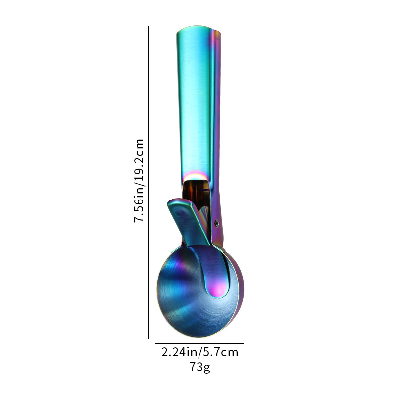 Two Sizes Available Ice Cream Spoon Digging Ball with Trigger