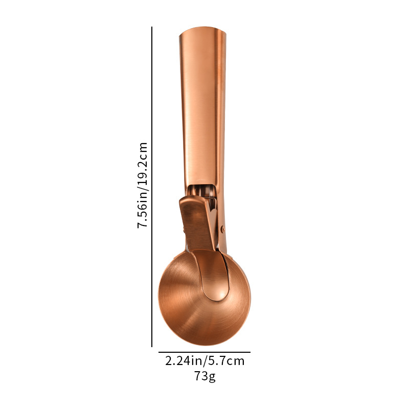 Two Sizes Available Ice Cream Spoon Digging Ball with Trigger