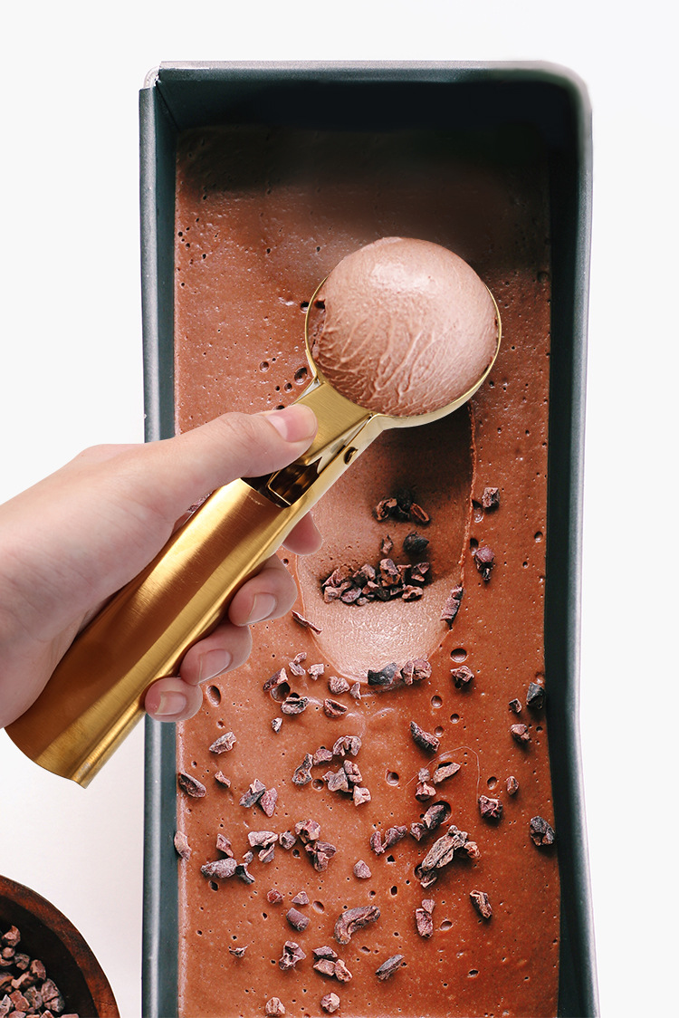 Two Sizes Available Ice Cream Spoon Digging Ball with Trigger