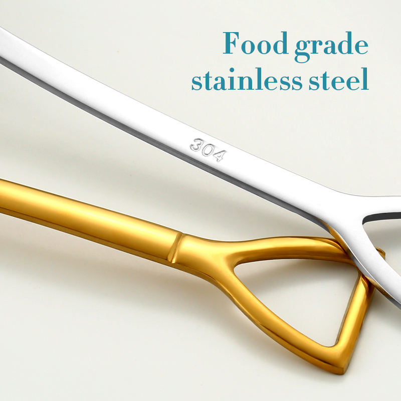 Shovel Spoon Stainless Steel Scoop - Heart Coffee Spoon