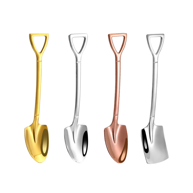 Shovel Spoon Stainless Steel Scoop - Heart Coffee Spoon