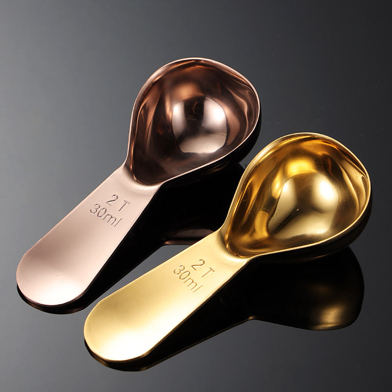 Stainless Steel Coffee Measuring Spoons - 15ml and 30ml Coffee Scoops and Tea Spoons