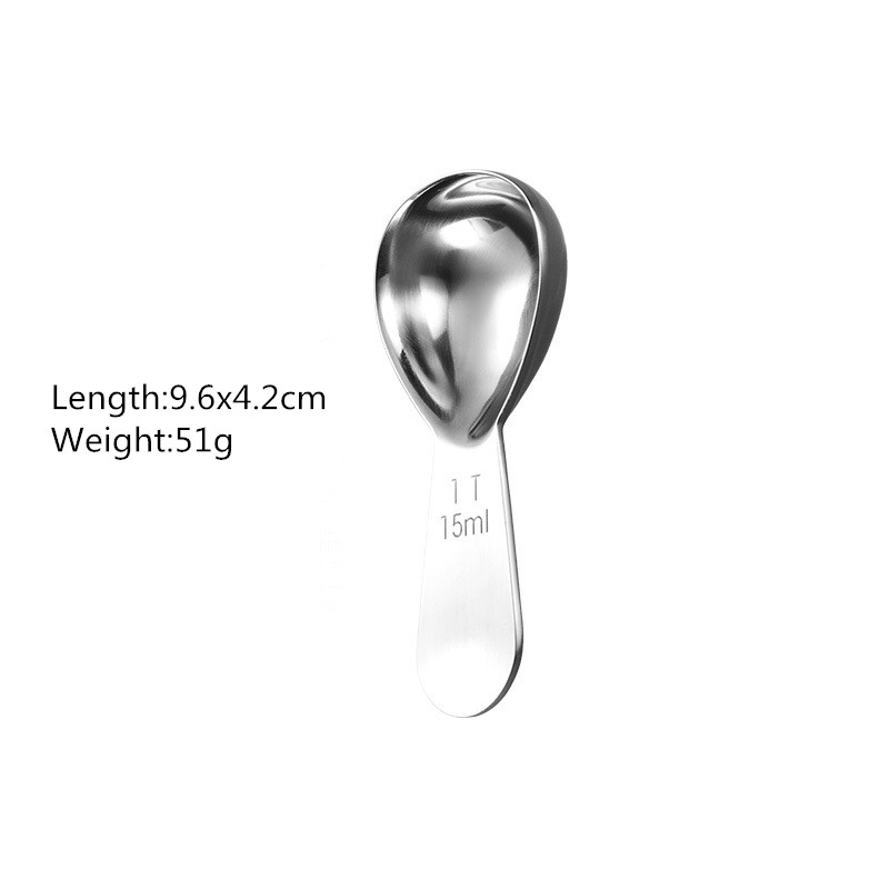 Stainless Steel Coffee Measuring Spoons - 15ml and 30ml Coffee Scoops and Tea Spoons