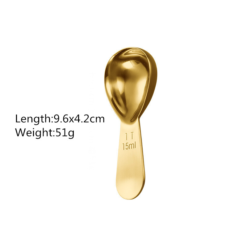 Stainless Steel Coffee Measuring Spoons - 15ml and 30ml Coffee Scoops and Tea Spoons