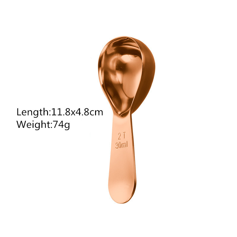 Stainless Steel Coffee Measuring Spoons - 15ml and 30ml Coffee Scoops and Tea Spoons