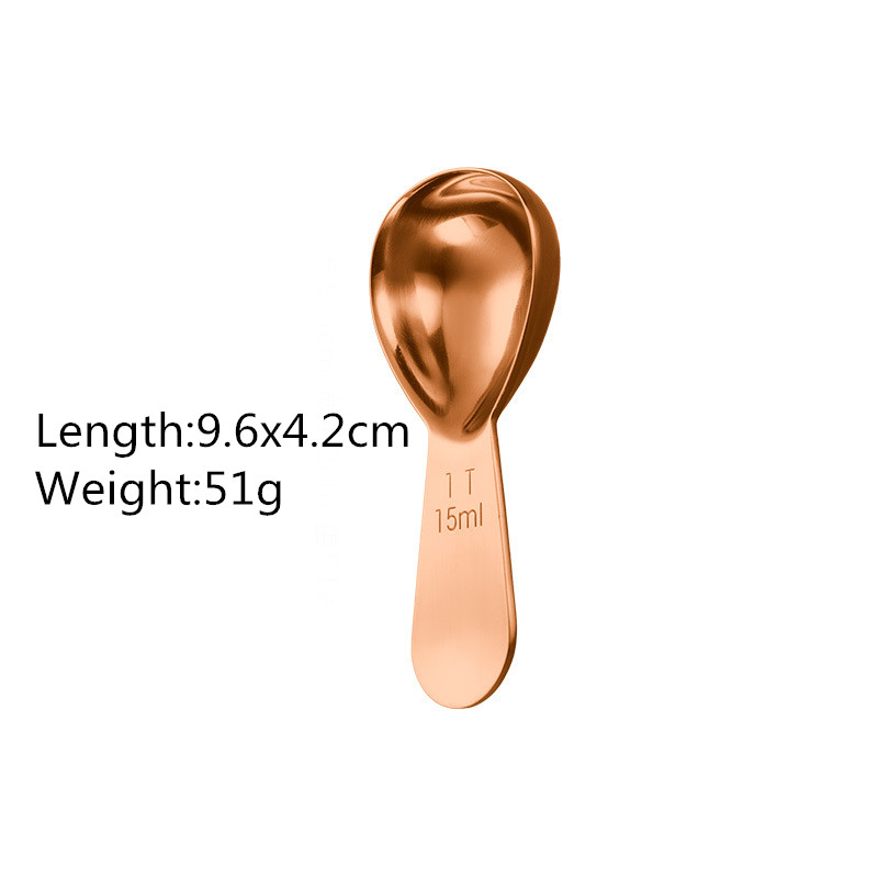 Stainless Steel Coffee Measuring Spoons - 15ml and 30ml Coffee Scoops and Tea Spoons
