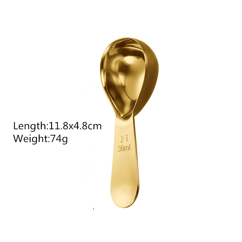 Stainless Steel Coffee Measuring Spoons - 15ml and 30ml Coffee Scoops and Tea Spoons