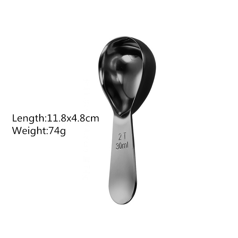 Stainless Steel Coffee Measuring Spoons - 15ml and 30ml Coffee Scoops and Tea Spoons