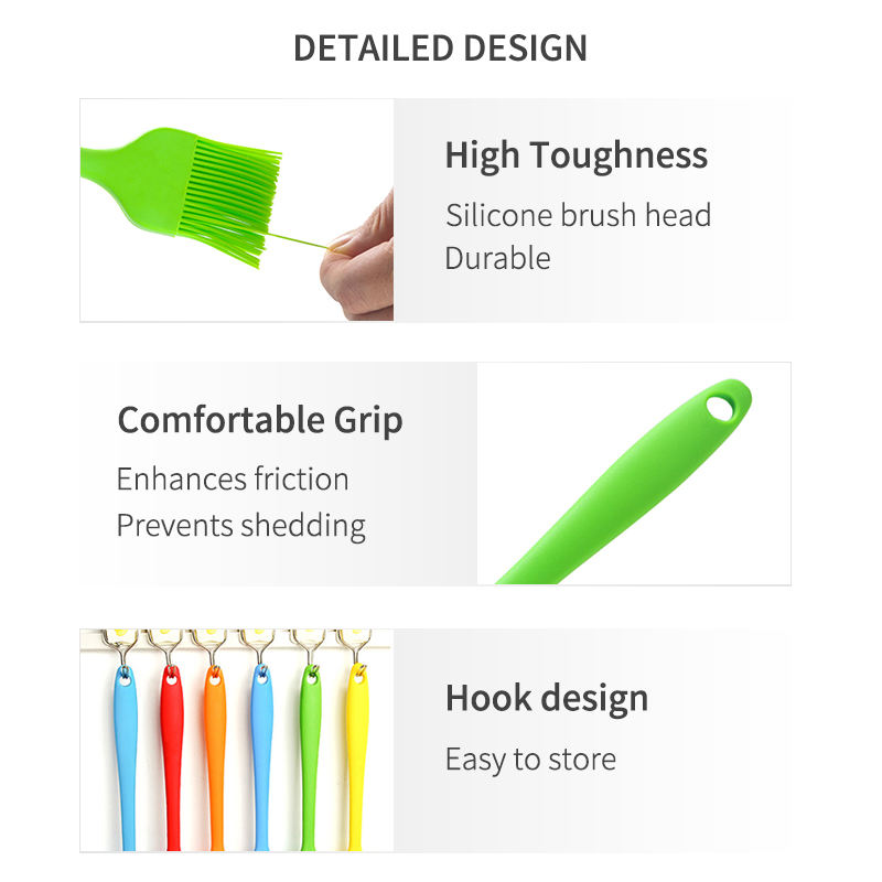 Wholesale Premium Silicone Pastry Brush- Multiple Colors