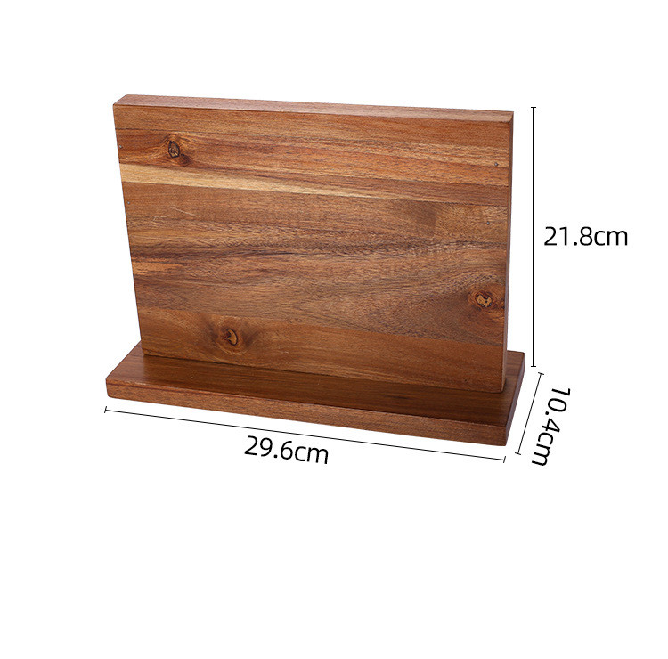 Double-Sided Multi-Purpose Wooden Magnetic Knife Holder