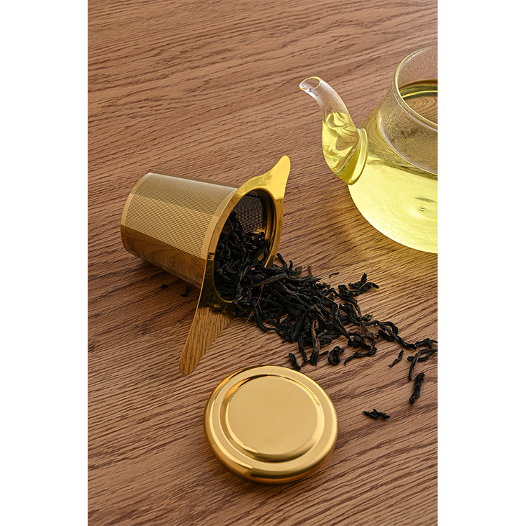 Premium Gold Tea Infuser – Durable & Food-Safe #S0134 Premium Gold Tea Infuser – Durable & Food-Safe #S0134