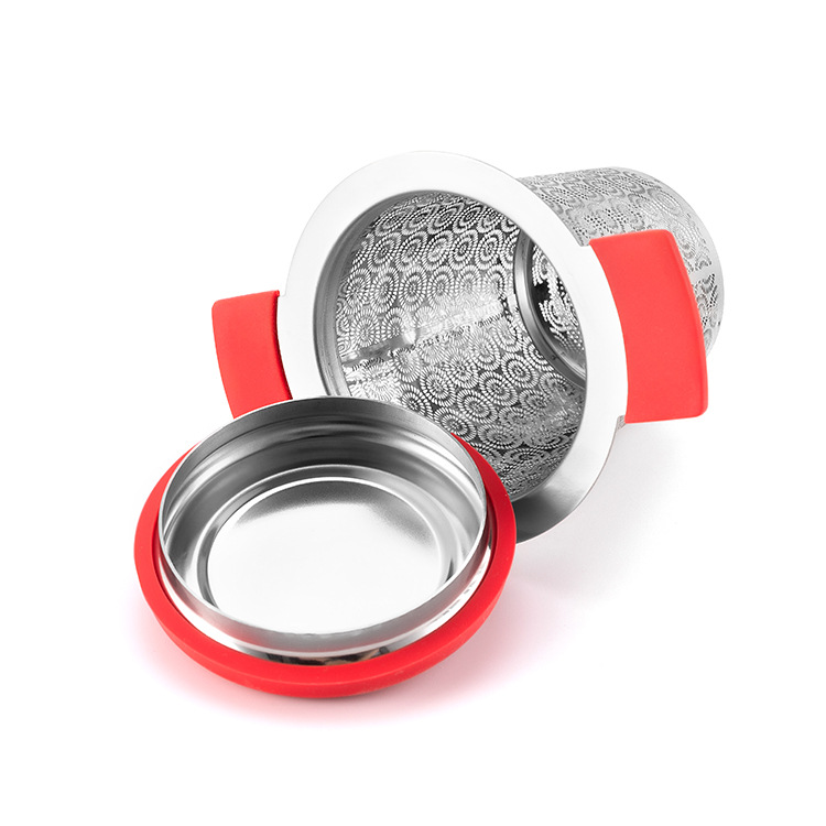 Fine Mesh Tea Strainer with Silicone Double Handles S0136
