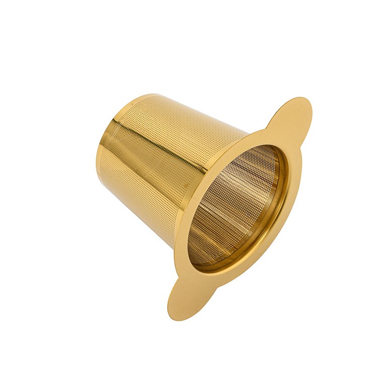 Gold Tea Strainer for Tea Pot OEM Manufacturer S0131