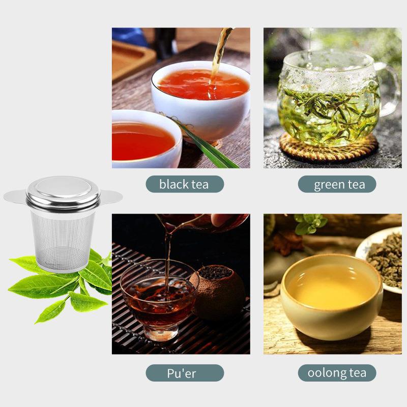 304 stainless steel silver tea strainer with double handles 304 stainless steel silver tea strainer with double handles