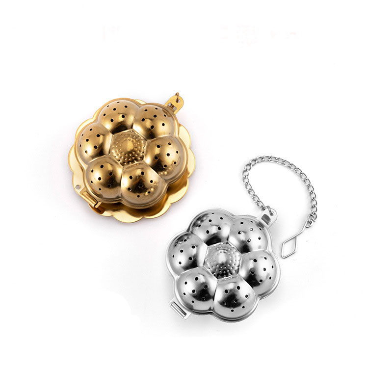 Bulk Floral Shape Portable Fine Mesh Tea Infuser Supplier S1709