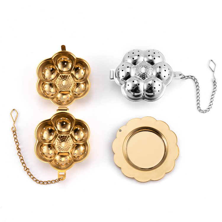 Bulk Floral Shape Portable Fine Mesh Tea Infuser Supplier S1709