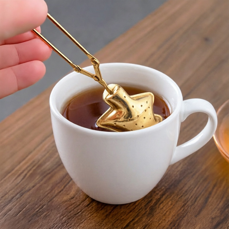 Wholesale Christmas Tree Tea Infuser | 304 Stainless Steel Gold 2315