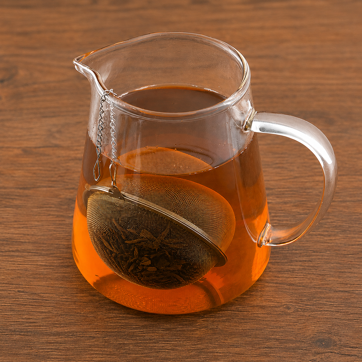 304 Stainless Steel Tea Ball Infuser with Chain Mesh Design