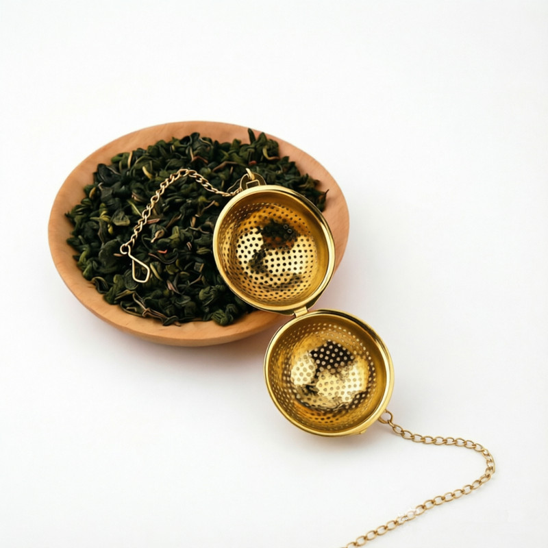 Premium Stainless Steel Tea Infuser Ball Custom Logo OEM Supplier 1755