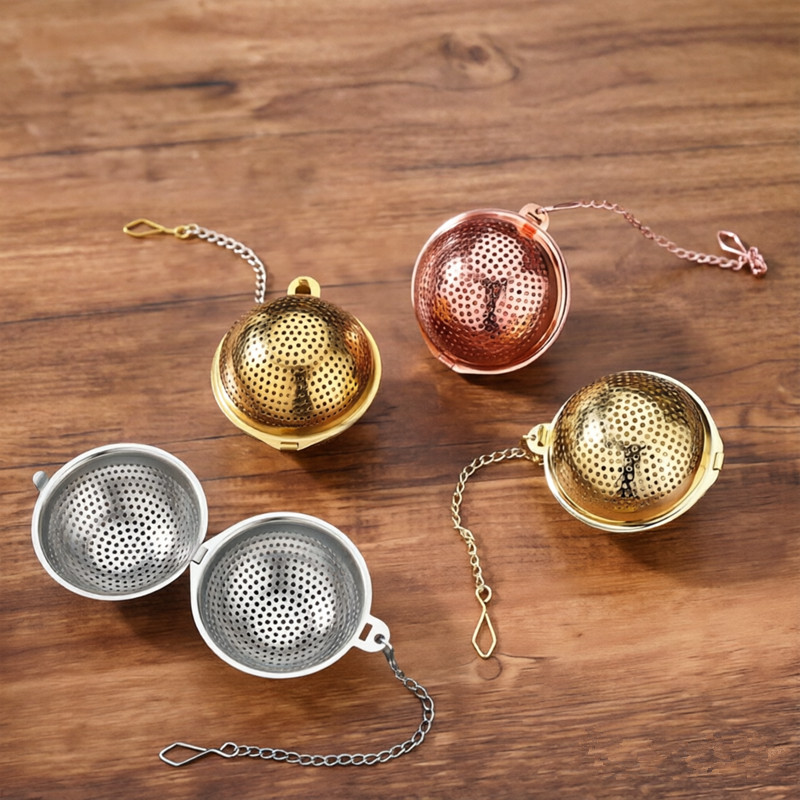 Stainless Steel Tea Infuser Ball in Various Colors for Wholesale Stainless Steel Tea Infuser Ball in Various Colors for Wholesale