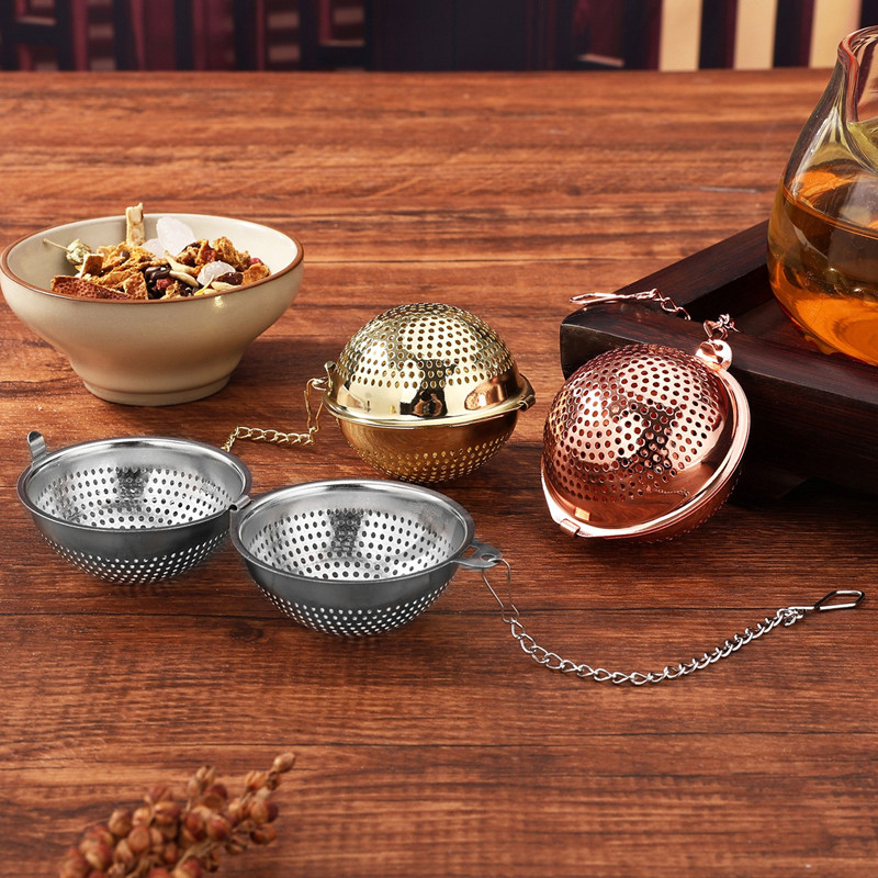 Stainless Steel Tea Infuser Ball in Various Colors for Wholesale Stainless Steel Tea Infuser Ball in Various Colors for Wholesale