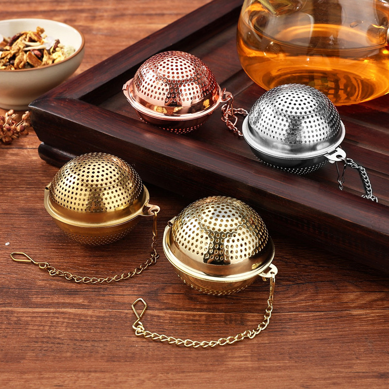 Stainless Steel Tea Infuser Ball in Various Colors for Wholesale Stainless Steel Tea Infuser Ball in Various Colors for Wholesale