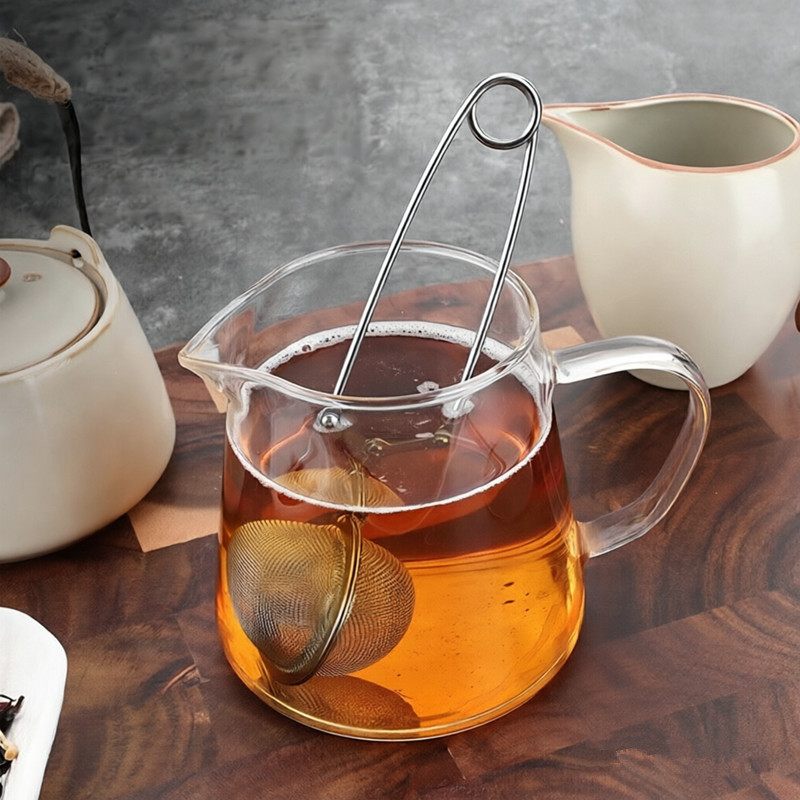 Long handle stainless steel tea ball tongs infuser for loose leaf tea Long handle stainless steel tea ball tongs infuser for loose leaf tea