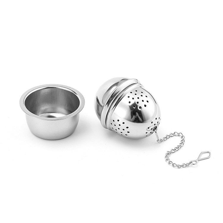 Wholesale Premium Egg Tea Infuser with Deep Drip Bowl 1718