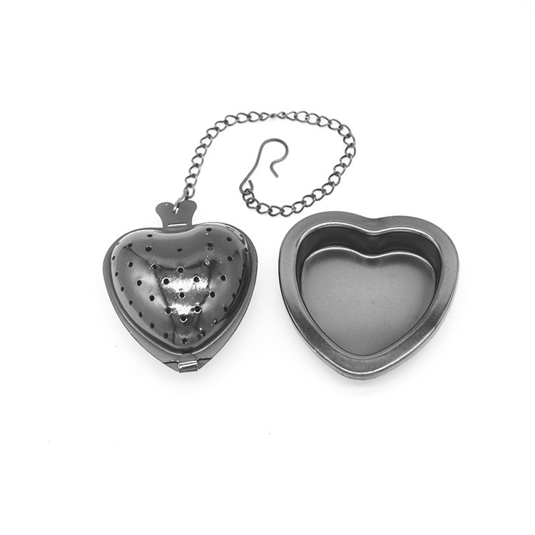 Bespoke Heart Tea Leaf Infuser Luxury PVD Finish 1733