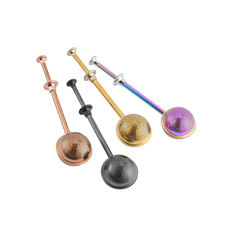 Modern PVD Plated Stainless Tea Ball Steeper L2383