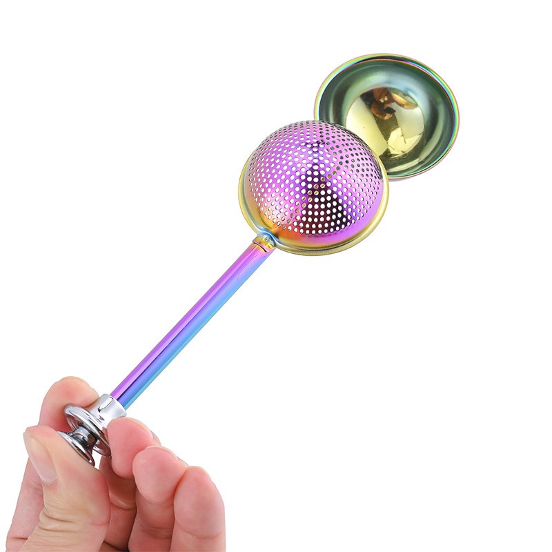 Modern PVD Plated Stainless Tea Ball Steeper L2383