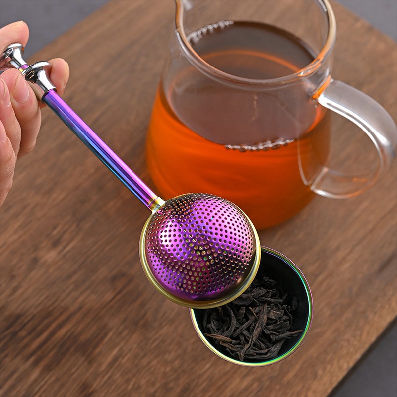 Modern PVD Plated Stainless Tea Ball Steeper L2383