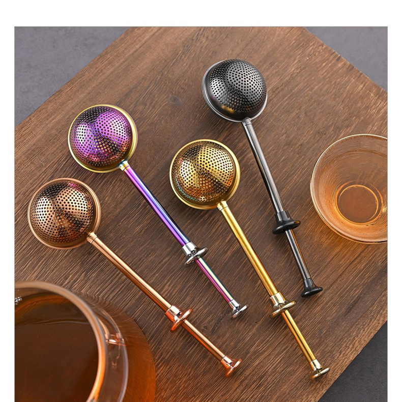 Premium PVD Gold Stainless Steel Tea Infuser for Loose Leaf Tea Premium PVD Gold Stainless Steel Tea Infuser for Loose Leaf Tea