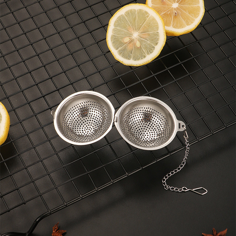 Heavy duty 304 stainless steel large tea strainer ball for loose leaf tea Heavy duty 304 stainless steel large tea strainer ball for loose leaf tea