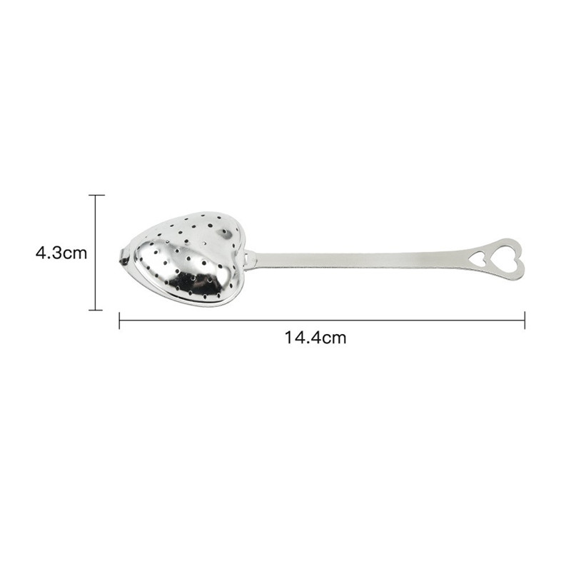 Food Grade Loose Tea Infuser Heart Shape L2402