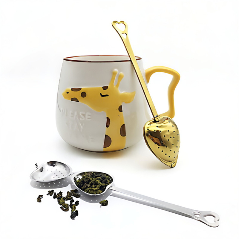 Food Grade Loose Tea Infuser Heart Shape L2402