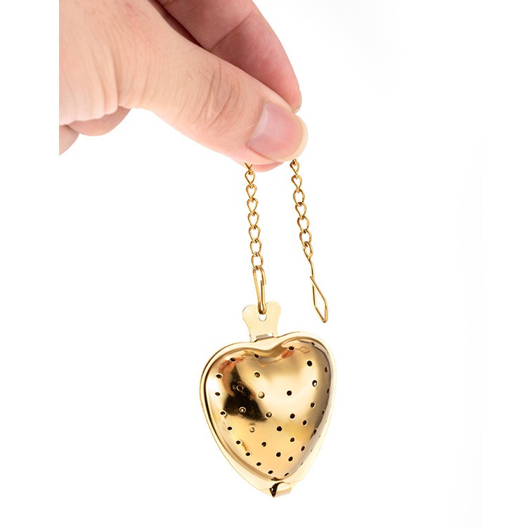 Factory Direct Heart Tea Infuser – 304 SS PVD Coated Wholesale 1708