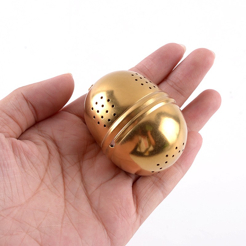 Premium Quality PVD Gold Tea Infuser Egg Ball Set 1721