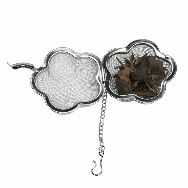 Locking Clasp Flower-Shaped Herb Tea Infuser for Mugs 1756