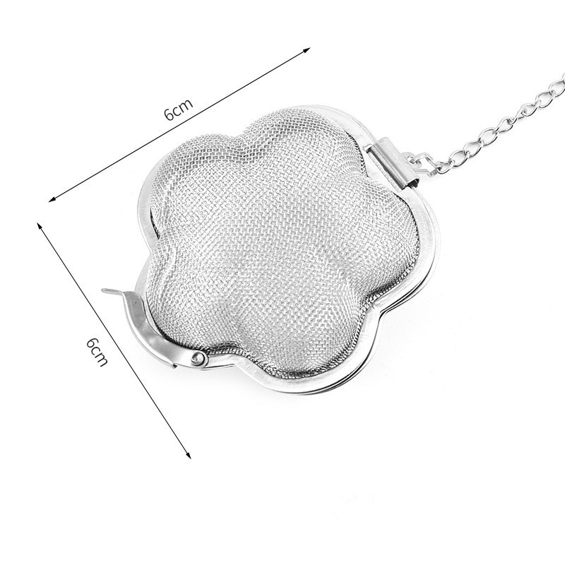 Locking Clasp Flower-Shaped Herb Tea Infuser for Mugs 1756