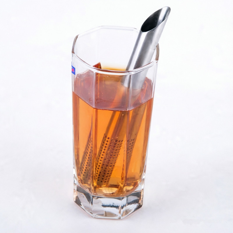 304 Stainless Steel Reusable Slant Cut Tea Infuser Wand 304 Stainless Steel Reusable Slant Cut Tea Infuser Wand