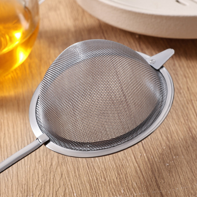 Stainless Steel Fine Mesh Tea Sieve Filter with Teapot Handle Stainless Steel Fine Mesh Tea Sieve Filter with Teapot Handle