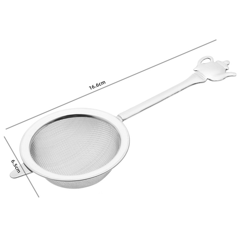 Stainless Steel Fine Mesh Tea Sieve Filter with Teapot Handle Stainless Steel Fine Mesh Tea Sieve Filter with Teapot Handle