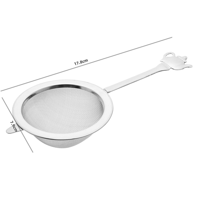 Stainless Steel Fine Mesh Tea Sieve Filter with Teapot Handle Stainless Steel Fine Mesh Tea Sieve Filter with Teapot Handle