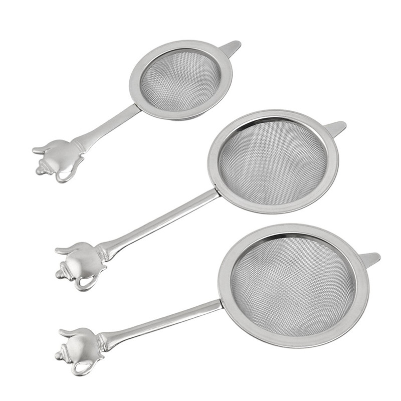 Durable Stainless Steel Fine Mesh Tea Sieve Filter L2407